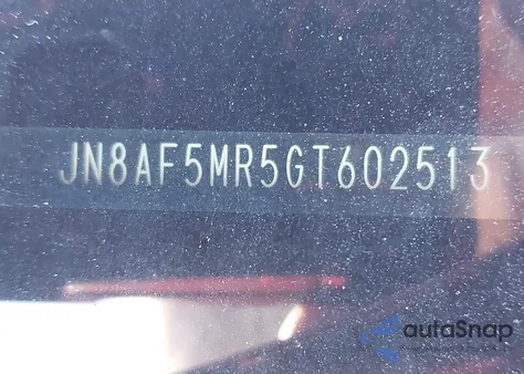 2016 Nissan Juke Sv z USA, uszkodzony, nr VIN JN8AF5MR5GT602513